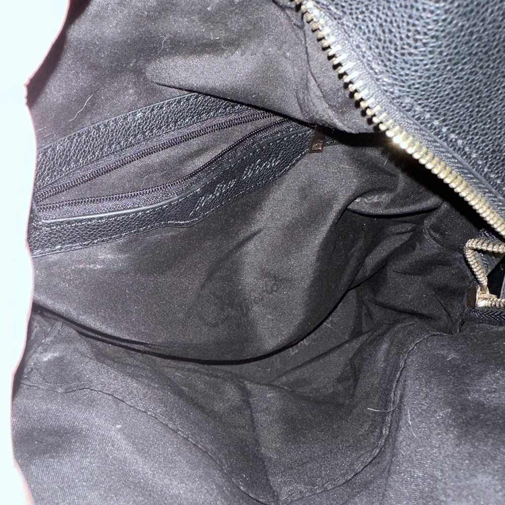 Elegant Black Leather Backpack 🖤🌷 - Picture 6 of 6